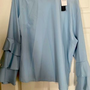 Tiered Bell Sleeve Blouse